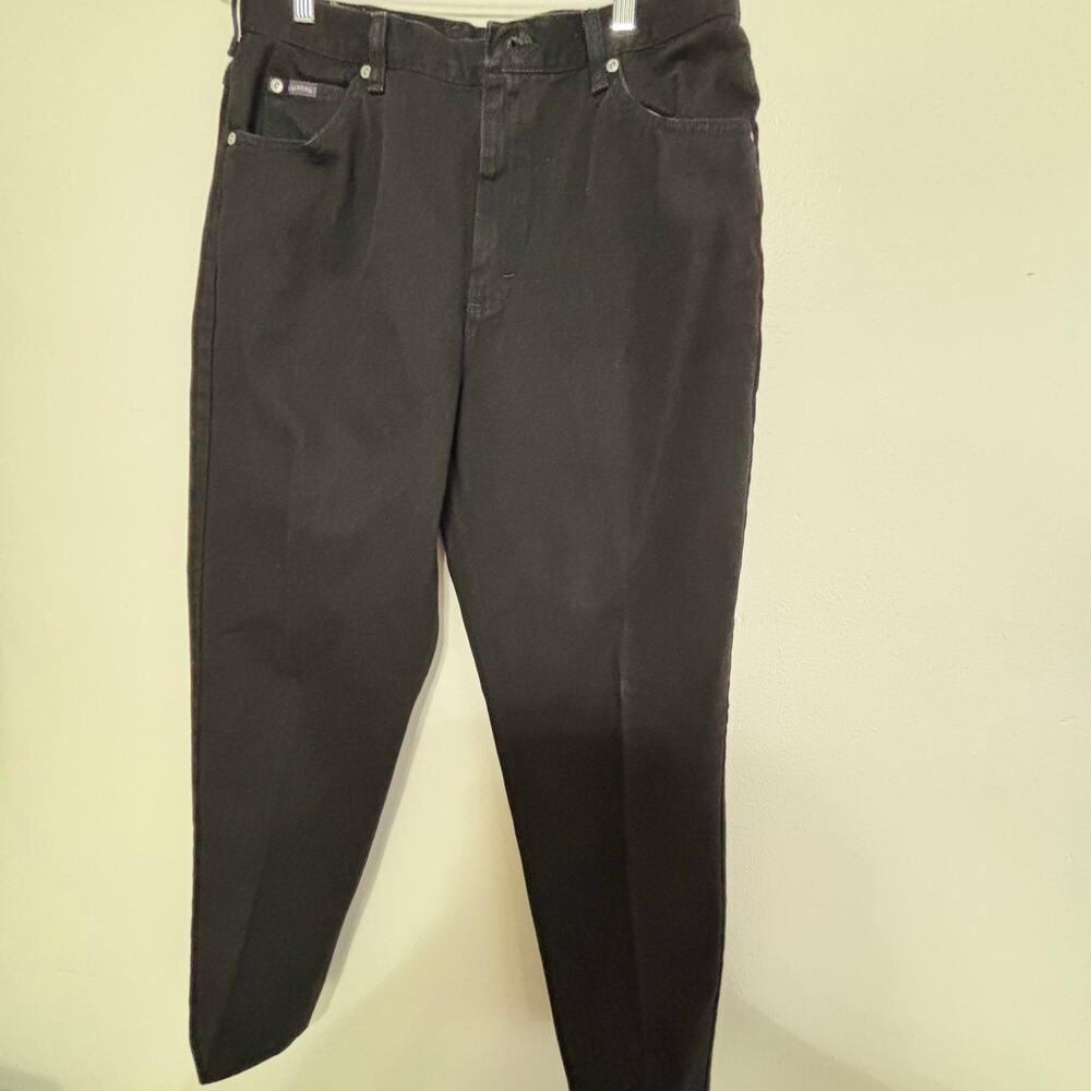 Riders by Lee Black Straight Leg Jeans 14M 100% Cotton